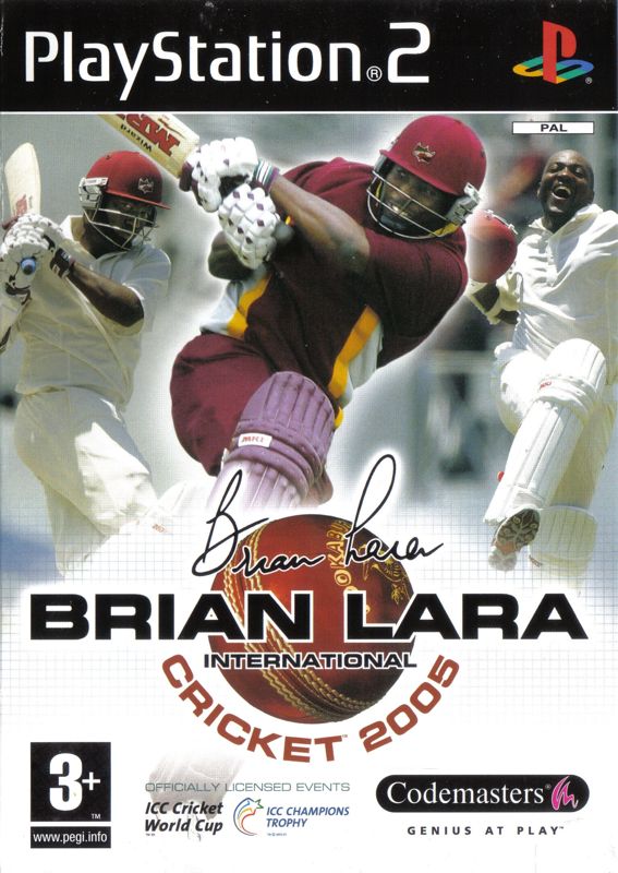 Cricket 2005 box art for Playstation 2